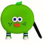 Microsonic Samsung Galaxy Buds 2 Cartoon Figürlü Silikon Elma Yeşil Kılıf