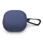 Microsonic Samsung Galaxy Buds 2 için Mat Silikon Kılıf Lacivert [Buds 2 ile Uyumlu Kılıf - Lacivert]