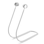 Microsonic Samsung Galaxy Buds 2 Kulaklık Askılı için Kılıf Neck Rope Silicone Beyaz [Buds 2 ile Uyumlu Kılıf - Beyaz]