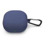 Microsonic Samsung Galaxy Buds 2 Mat Silikon Kılıf Lacivert