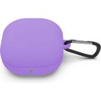 Microsonic Samsung Galaxy Buds 2 Mat Silikon Kılıf Lila