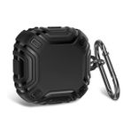 Microsonic Samsung Galaxy Buds 2 Military Darbe Emici Askılık Siyah Kılıf