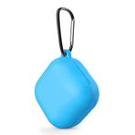 Microsonic Samsung Galaxy Buds 2 Pro için Kılıf Askılı Mat Silikon Mavi [Buds 2 Pro ile Uyumlu Kılıf - Mavi]