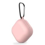 Microsonic Samsung Galaxy Buds 2 Pro için Kılıf Askılı Mat Silikon Pudra [Buds 2 Pro ile Uyumlu Kılıf - Pudra]