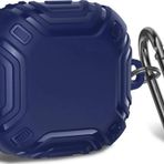 Microsonic Samsung Galaxy Buds Pro Military Darbe Emici Askılık Lacivert Kılıf