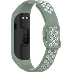 Microsonic Samsung Galaxy Fit 2 R220 Rainbow Sport Band Yeşil Beyaz Kordon