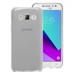 Microsonic Samsung Galaxy J2 Transparent Soft Beyaz Kılıf