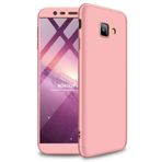 Microsonic Samsung Galaxy J4 Core için Kılıf Double Dip 360 Protective Rose Gold [Galaxy J4 Core ile Uyumlu Kılıf - Rose Gold]