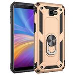 Microsonic Samsung Galaxy J4 Core Military Ring Holder Gold Kılıf