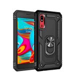 Microsonic Samsung Galaxy J4 Core Military Ring Holder Siyah Kılıf