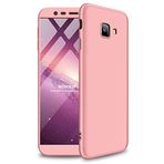 Microsonic Samsung Galaxy J4 Plus için Kılıf Double Dip 360 Protective Rose Gold [Galaxy J4 Plus ile Uyumlu Kılıf - Rose Gold]