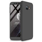 Microsonic Samsung Galaxy J4 Plus için Kılıf Double Dip 360 Protective Siyah [Galaxy J4 Plus ile Uyumlu Kılıf - Siyah]