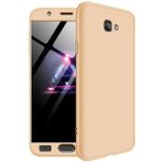 Microsonic Samsung Galaxy J7 Prime Double Dip 360 Protective Gold Kılıf