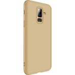 Microsonic Samsung Galaxy J8 Double Dip 360 Protective Gold Kılıf