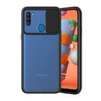 Microsonic Samsung Galaxy M11 Kılıf Slide Camera Lens Protection Siyah