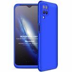 Microsonic Samsung Galaxy M12 Double Dip 360 Protective Mavi Cep Telefonu Kılıfı
