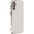 Microsonic Samsung Galaxy M13 Olive Plated Beyaz Cep Telefonu Kılıfı