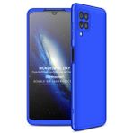 Microsonic Samsung Galaxy M22 Double Dip 360 Protective Mavi Cep Telefonu Kılıfı