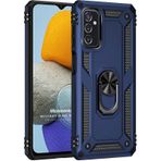Microsonic Samsung Galaxy M23 Military Ring Holder Lacivert Kılıf