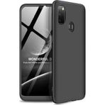 Microsonic Samsung Galaxy M30S Double Dip 360 Protective Siyah Kılıf