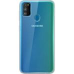 Microsonic Samsung Galaxy M30S Transparent Soft Şeffaf Beyaz Kılıf
