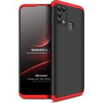 Microsonic Samsung Galaxy M31 Double Dip 360 Protective Kırmızı Kılıf