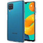 Microsonic Samsung Galaxy M32 4G Transparent Soft Beyaz Şeffaf Kılıf