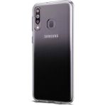 Microsonic Samsung Galaxy M40 Transparent Soft Beyaz Cep Telefonu Kılıfı