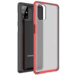 Microsonic Samsung Galaxy M51 Frosted Frame Kırmızı Kılıf