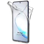 Microsonic Samsung Galaxy Note 20 6 Tarafı Tam Full Koruma 360 Clear Soft Kılıf