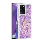Microsonic Samsung Galaxy Note 20 Glitter Liquid Holder Mor Cep Telefonu Kılıf