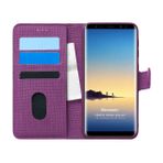 Microsonic Samsung Galaxy Note 8 Deri Dokulu Gri Silikon Kılıf