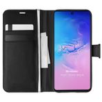 Microsonic Samsung Galaxy S10 Lite Delux Leather Wallet Siyah Kılıf