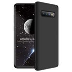 Microsonic Samsung Galaxy S10 Plus Double Dip 360 Protective Siyah Kılıf