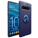 Microsonic Samsung Galaxy S10 Plus Military Ring Holder Lacivert Kılıf