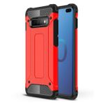 Microsonic Samsung Galaxy S10 Plus Rugged Armor Kırmızı Kılıf