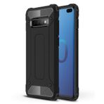 Microsonic Samsung Galaxy S10 Plus Rugged Armor Siyah Kılıf