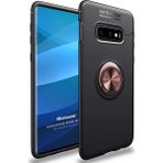 Microsonic Samsung Galaxy S10e Military Ring Holder Siyah Kılıf
