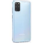 Microsonic Samsung Galaxy S20 Plus Transparent Soft Beyaz Şeffaf Kılıf