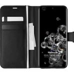 Microsonic Samsung Galaxy S20 Ultra Delux Leather Wallet Siyah Kılıf