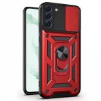 Microsonic Samsung Galaxy S21 FE Impact Resistant Kırmızı Cep Telefonu Kılıfı