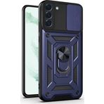 Microsonic Samsung Galaxy S21 FE Impact Resistant Lacivert Cep Telefonu Kılıfı