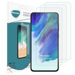 Microsonic Samsung Galaxy S21 FE Screen Protector Nano Glass 3 Adet Cam Ekran Koruyucu