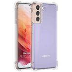 Microsonic Samsung Galaxy S21 Shock Absorbing Şeffaf Telefon Kılıfı