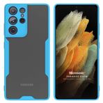 Microsonic Samsung Galaxy S21 Ultra Paradise Glow Turkuaz Cep Telefonu Kılıfı
