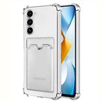 Microsonic Samsung Galaxy S23 Plus Card Slot Shock için Kılıf Şeffaf [Galaxy S23 Plus ile Uyumlu Kılıf - Şeffaf]