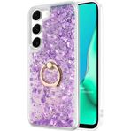 Microsonic Samsung Galaxy S23 Plus Glitter Liquid Holder Mor Kılıf