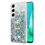 Microsonic Samsung Galaxy S23 Plus için Kılıf Glitter Liquid Holder [Galaxy S23 Plus ile Uyumlu Kılıf - Yeşil]