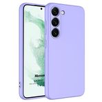 Microsonic Samsung Galaxy S23 Plus için Kılıf Groovy Soft Lila [Galaxy S23 Plus ile Uyumlu Kılıf - Lila]