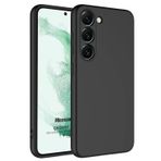 Microsonic Samsung Galaxy S23 Plus için Kılıf Groovy Soft Siyah [Galaxy S23 Plus ile Uyumlu Kılıf - Siyah]